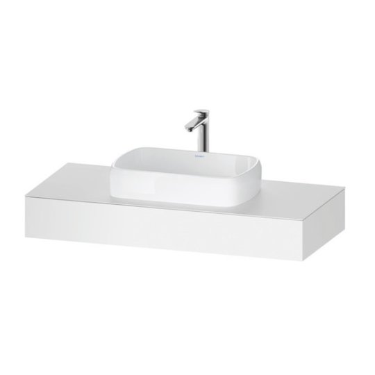 Консоль подвесная под раковину, 120х55 см Duravit Qatego, белый матовый (QA4802018180000) Duravit Консоль