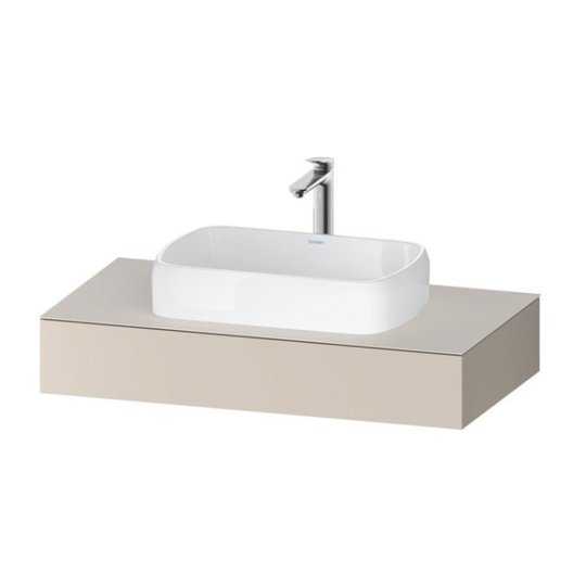 Консоль подвесная под раковину, 100х55 см Duravit Qatego, серо-коричневый (QA4801091910000) Duravit Консоль