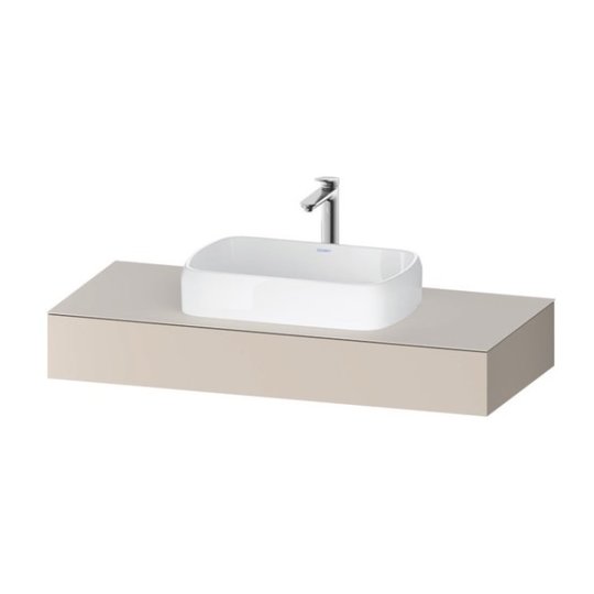 Консоль подвесная под раковину, 120х55 см Duravit Qatego, серо-коричневый (QA4802091910000) Duravit Консоль