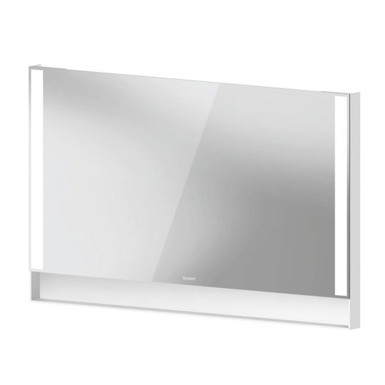 Зеркало с подсветкой и обогревом 120х75 см, Duravit Qatego, белый матовый (QA7084018180100) Duravit Зеркала