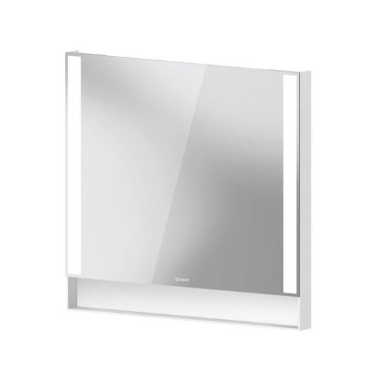 Зеркало с подсветкой 80х75 см, Duravit Qatego, белый матовый (QA7082018180000) Duravit Зеркала