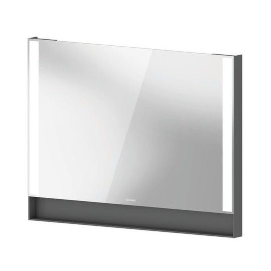 Зеркало с подсветкой 100х75 см, Duravit Qatego, графит матовый (QA7083049490000) Duravit Зеркала