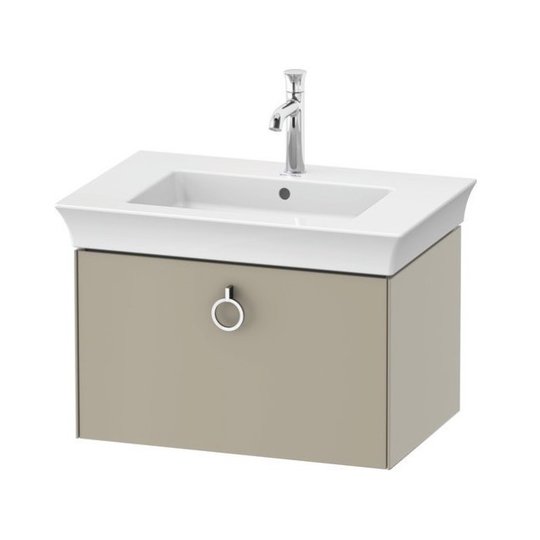 Тумба підвісна під раковину 68,4 см Duravit White Tulip, сіро-коричневий матовий (WT425106060) Duravit Тумби