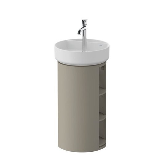 Тумба напольная под раковину, 41х75,1 см Duravit White Tulip, серый камень матовый (WT4244092920000) Duravit Тумбы