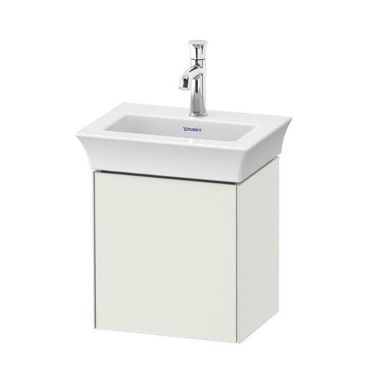 Тумба підвісна під раковину петлі зліва, 38, 4х41 см Duravit White Tulip, білий матовий (WT4240L3636) Duravit Тумби