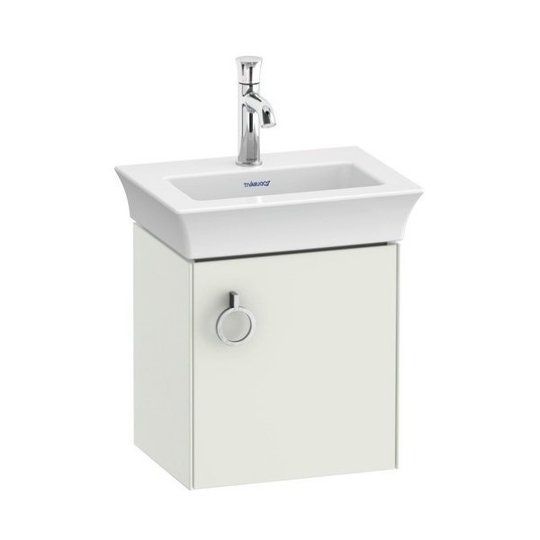 Тумба подвесная под раковину петли справа, 38,4х41 см Duravit White Tulip, белый матовый (WT4250R3636) Duravit Тумбы