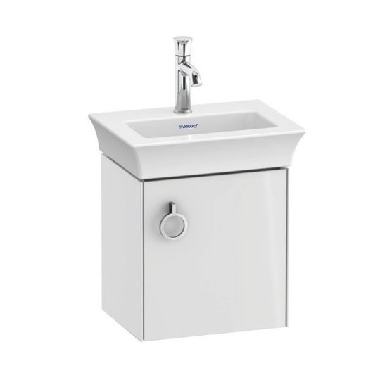Тумба подвесная под раковину петли справа, 38,4х41 см Duravit White Tulip, белый (WT4250R8585) Duravit Тумбы
