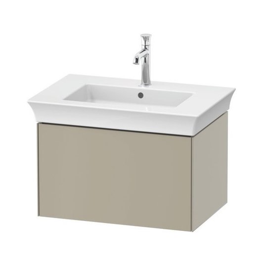 Тумба подвесная под раковину, 68,4х41 см Duravit White Tulip, серо-коричневый матовый (WT424106060) Duravit Тумбы