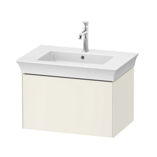 Тумба подвесная под раковину, 68,4х41 см Duravit White Tulip, скандинавский белый (WT42410H4H4) Duravit Тумбы