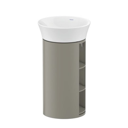 Тумба напольная под раковину, 41х75 см Duravit White Tulip, серый камень матовый (WT423909292) Duravit Тумбы