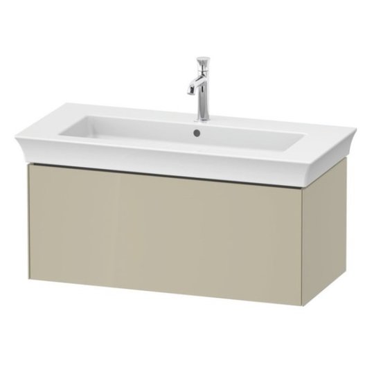 Тумба подвесная под раковину, 98,4х41 см Duravit White Tulip, серо-коричневый (WT42420H3H3) Duravit Тумбы