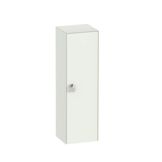 Подвесной пенал 40х132 см, петли справа Duravit White Tulip, белый матовый (WT1333R3636) Duravit Пеналы
