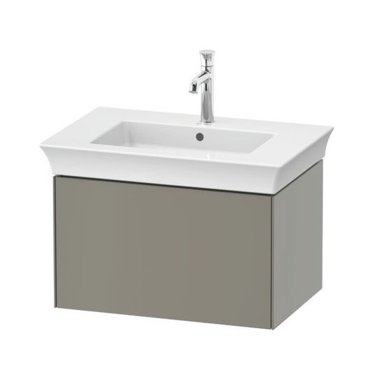 Тумба подвесная под раковину, 68,4х41 см Duravit White Tulip, серый камень матовый (WT424109292) Duravit Тумбы
