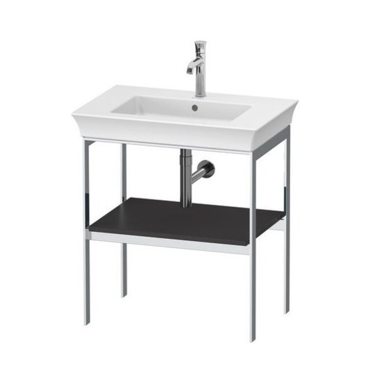Консоль напольная 68,4 см, Duravit White Tulip, графит матовый (WT454005858) Duravit Консоль