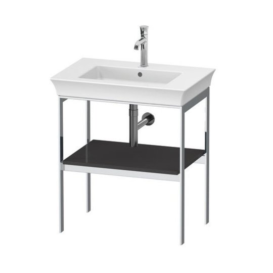 Консоль напольная 68,4 см, Duravit White Tulip, графит (WT45400H1H1) Duravit Консоль