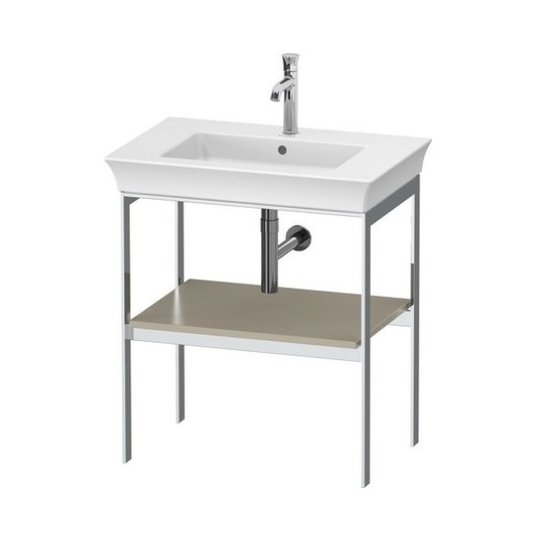Консоль напольная 68,4 см, Duravit White Tulip, серо-коричневый матовый (WT454006060) Duravit Консоль