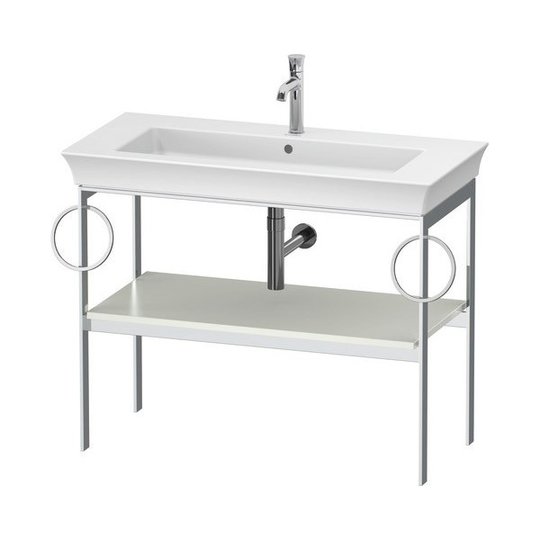 Консоль підлогова 98,4 см 2 рушникосушки, Duravit White Tulip, білий матовий (WT4547B3636) Duravit Консоль