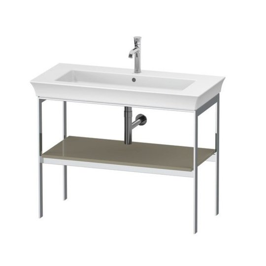 Консоль напольная 98,4 см, Duravit White Tulip, серый камень (WT45410H2H2) Duravit Консоль