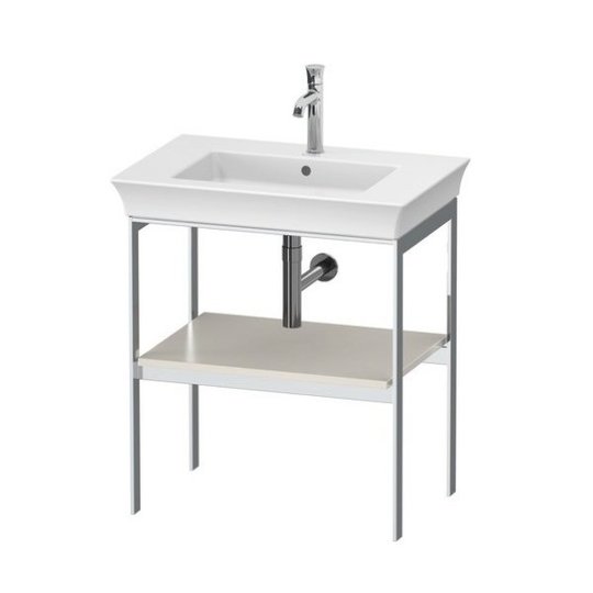 Консоль підлогова 68,4 см, Duravit White Tulip, білий сатиновий матовий (WT454003939) Duravit Консоль