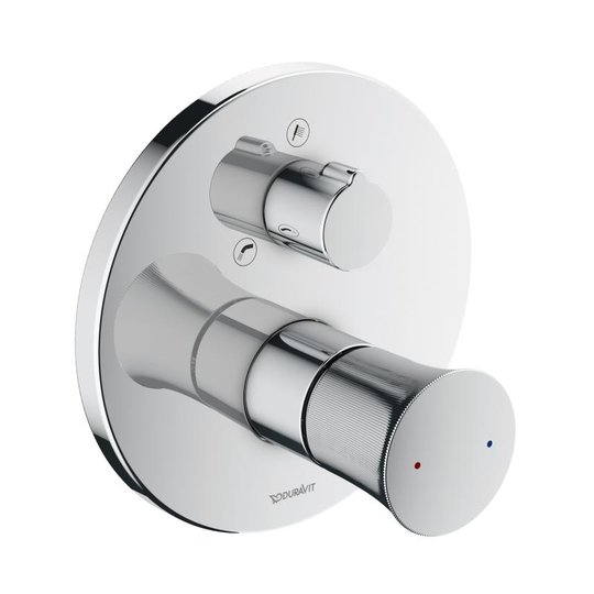 Змішувач для душу прихованого монтажу Duravit White Tulip, хром (WT5210018010) Для душа Хром