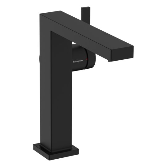 Смеситель для раковины Hansgrohe Tecturis E 150 Fine CoolStart, черный матовый (73041670) Для раковины Черный матовый