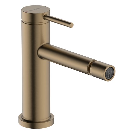 Змішувач для біде з донним клапаном pop-up Hansgrohe Tecturis S, бронза (73201140) Для біде Бронза