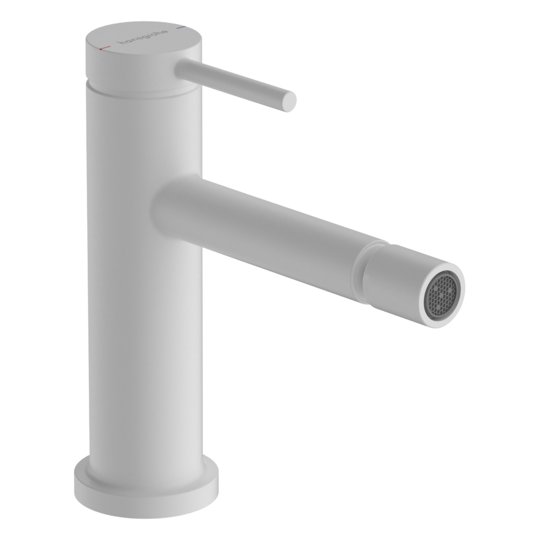 Змішувач для біде з донним клапаном pop-up Hansgrohe Tecturis S, білий матовий (73201700) Для біде Білий матовий