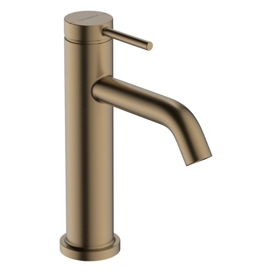 Змішувач для раковини з донним клапаном pop-up Hansgrohe Tecturis S 110 CoolStart, бронза (73310140) Для раковини Бронза