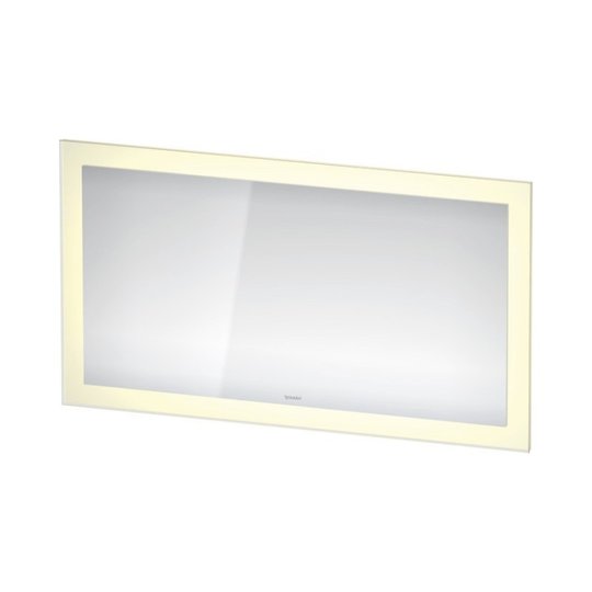 Зеркало с подсветкой и подогревом 135 см, Duravit White Tulip, белый матовый (WT7063000000000) Duravit Зеркала