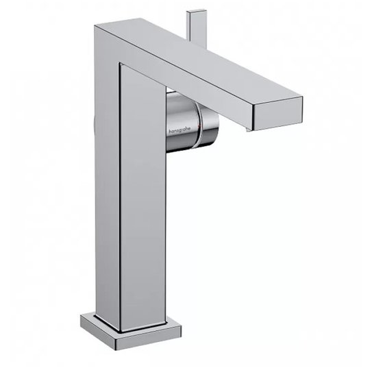 Смеситель для раковины с донным клапаном push-open Hansgrohe Tecturis E 150 Fine CoolStart, хром (73040000) Для раковины Хром