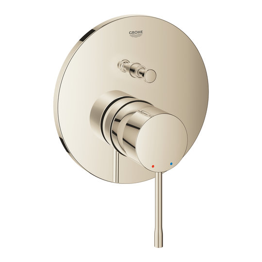 Смеситель для душа с переключателем на 2 потребителя Grohe Essence New, никель глянцевый (24058BE1) Для ванны, Для душа Никель