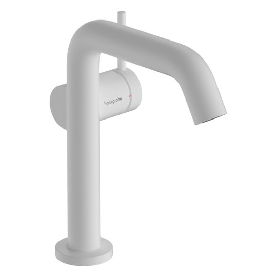 Смеситель для раковины Hansgrohe Tecturis S 150 Fine CoolStart, белый матовый (73341700) Для раковины Белый матовый