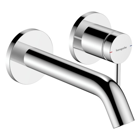 Смеситель для раковины скрытого монтажа Hansgrohe Tecturis S, хром (73350000) Для раковины Хром