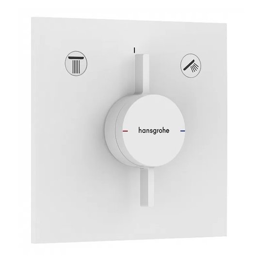 Смеситель скрытого монтажа для душа Hansgrohe DuoTurn E, белый матовый (75417700) Для душа Белый матовый
