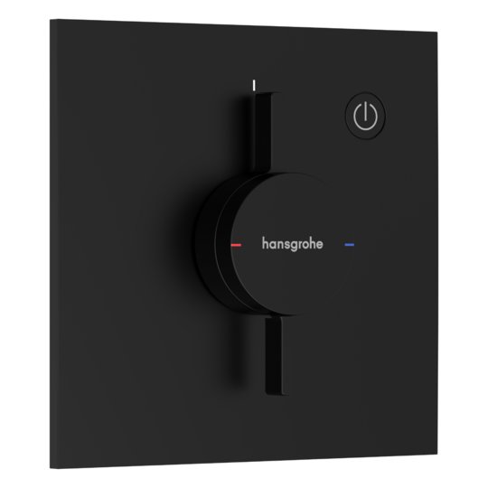 Смеситель скрытого монтажа для душа Hansgrohe DuoTurn E, черный матовый (75617670) Для душа Черный матовый