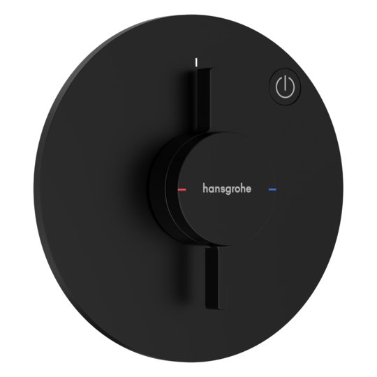 Змішувач прихованого монтажу для душу Hansgrohe DuoTurn S, чорний матовий (75618670) Для душа Чорний матовий