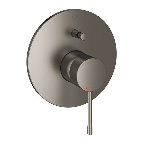 Смеситель для душа скрытого монтажа Grohe Essence New, темный графит матовый (19285AL1) Для ванны, Для душа Графит, Черный, Черный матовый