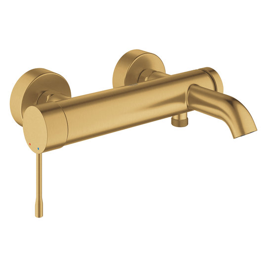Смеситель для ванны Grohe Essence New, холодный рассвет матовый (25250GN1) Для ванны Золото матовый, Латунь, Матовая латунь