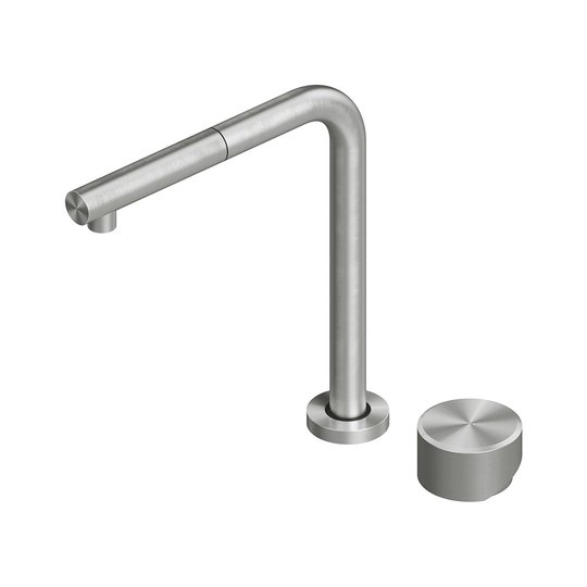 Смеситель для кухни с дистанционным управлением Quadro Design Inox, нерж. сталь (463.16 AS) Для кухни Нерж. сталь