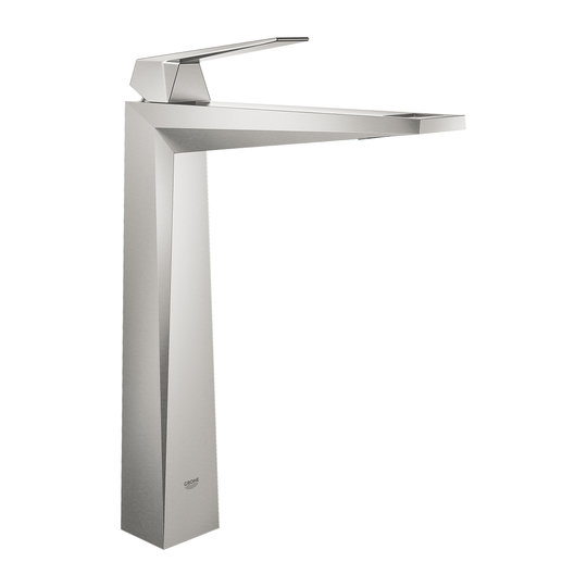 Смеситель для раковины Grohe Allure Brilliant XL-Size, нержавеющая сталь (23114DC0) Для раковины Нерж. сталь