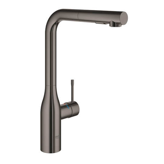 Змішувач для кухні Grohe Essence New, Темний графіт глянсовий (30270A00) Для кухні Графіт, Чорний, Чорний глянсовий 