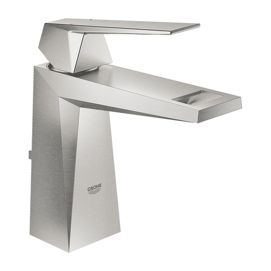 Змішувач для раковини Grohe Allure Brilliant M-Size, нержавіюча сталь (23029dc0) Для раковини Нерж. сталь