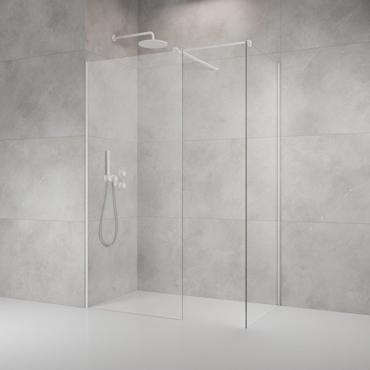 Душевая перегородка Radaway Modo New White III 100x75 см (389104-04-01+389075-04-01+389000-04) walk-in Прозрачное