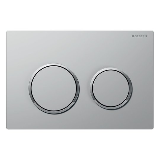 Клавиша смыва Geberit Omega20, белый матовый/хром глянцевый (115.085.JT.1) Механическая Для унитазов Механическая