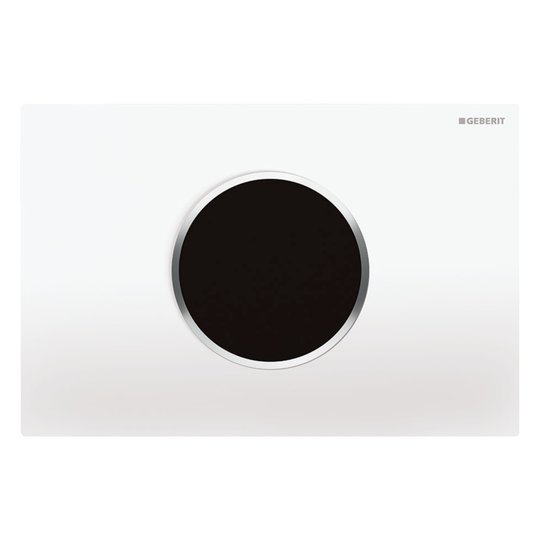 Клавиша смыва питание от сети Geberit Sigma10, белый (115.907.KJ.6) Электронная Для унитазов Электронная