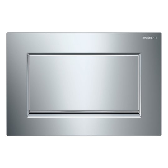 Клавиша смыва Geberit Sigma30, хром глянцевый (115.893.KY.1) Механическая Для унитазов Механическая