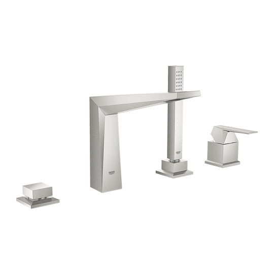 Змішувач для ванни Grohe Allure Brilliant, нержавіюча сталь (19787dc1) Для ванни Нерж. сталь