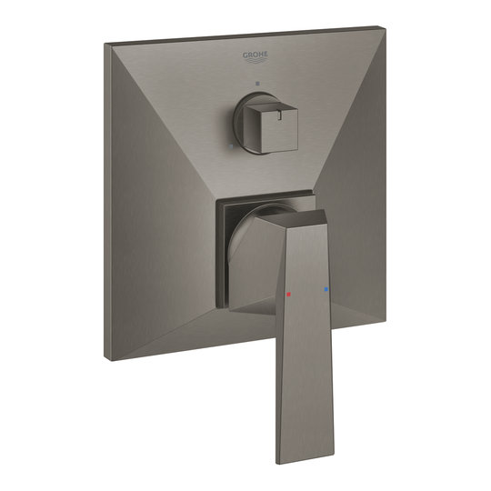 Смеситель для душа с переключателем на 3 положения Grohe Allure Brilliant, графит матовый (24099AL0) Для ванны, Для душа Графит, Черный, Черный матовый