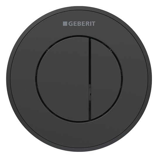 Пневмокнопка смыва для унитаза двойной смыв Geberit Type 10, черный (116.055.DW.1) Пневматические Для унитазов Пневматические
