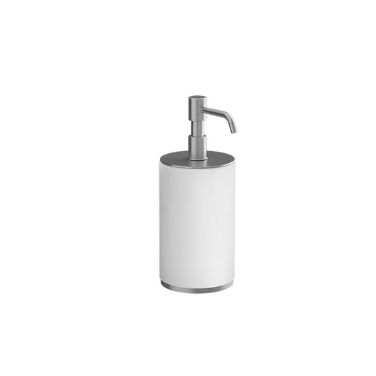 Дозатор рідкого мила Gessi Habito, білий-хром (66437-031) Дозатори рідкого мила Gessi